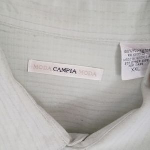 Open collar button down short sleeve